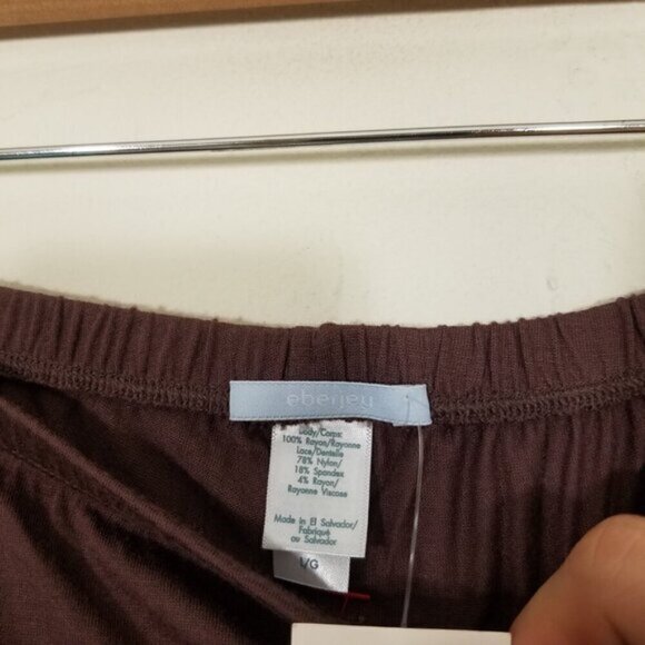 NWT Eberjey Saskia Wide Leg Pajama Pants Size L - Picture 5 of 6